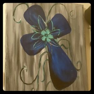 Hand Painted Cross